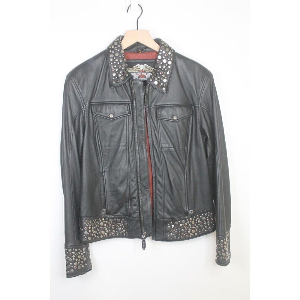 VINTAGE WOMEN'S HARLEY-DAVIDSON LEATHER JACKET 2004